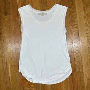 Loft white tank top